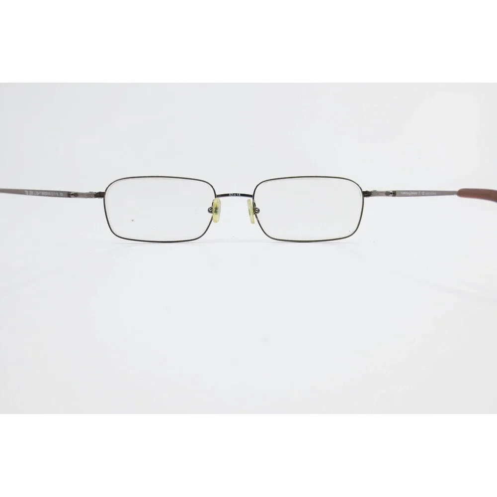 Thornton & Banks TB 206 Light Brown Rectangular Eyeglass Frames 52-18-135